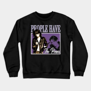 Punk Priestess Patti Smith's Defiant Persona Crewneck Sweatshirt